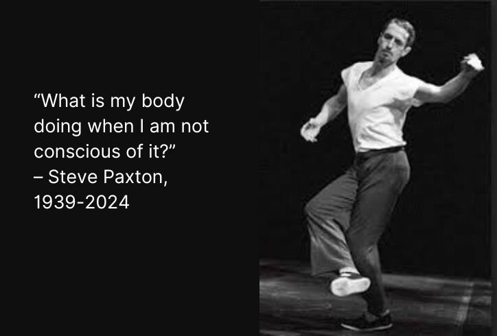 Cover of What is my body doing when I am not conscious of it? Material and principles of Steve Paxton