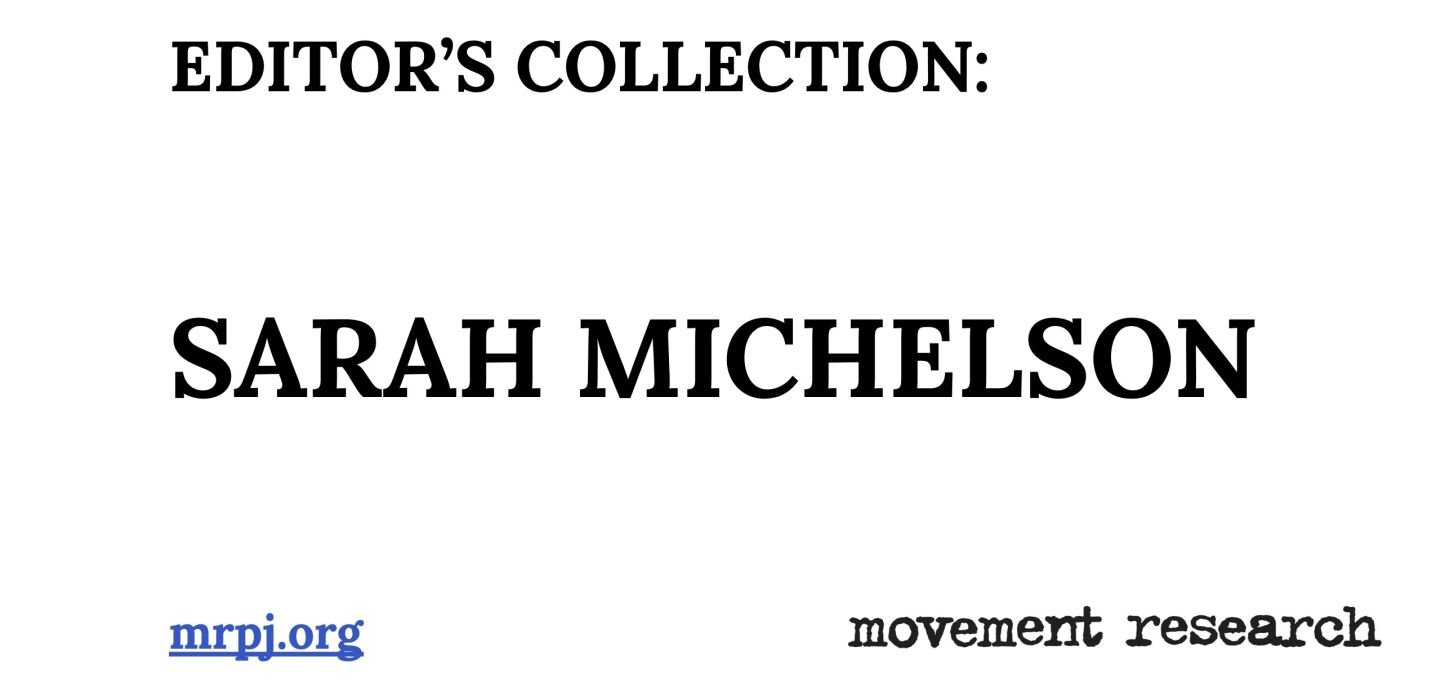 Cover of Sarah Michelson
